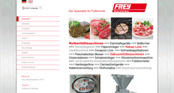 Desktop Screenshot of frey-maschinenbau.de