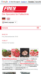 Mobile Screenshot of frey-maschinenbau.de